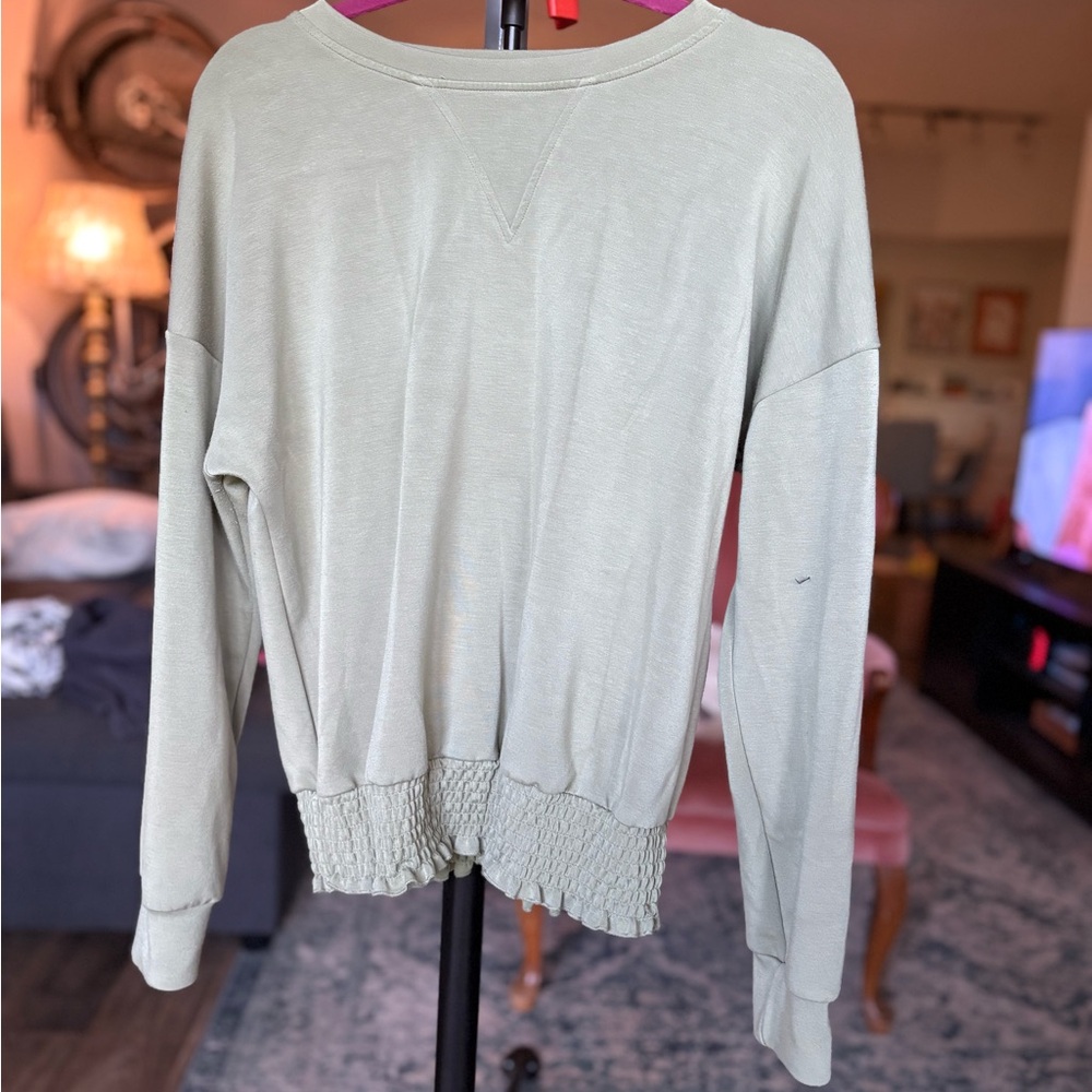 Cynthia Rowley Sage Green Pullover